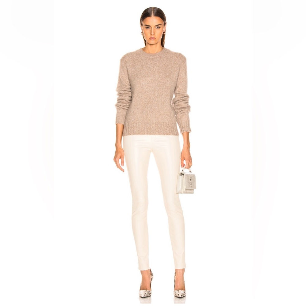 NWT HELMUT LANG 🔥 - NEW Lamb Leather Legging in Flax. Size 10